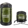 Caswynlife Sacco a pelo a compressione | Borsa portaoggetti impermeabile in nylon 210T, attrezzatura portatile salvaspazio per campeggio, escursionismo, viaggi