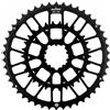 APLVFFZH Corona per Bici Strada Doppia Corona Ingranaggio Pedivella Dentatura Profilo Stretto Largo Struttura a Filo in Lega di Alluminio Alleggerita Adatta Bici da Corsa Uscite di Gruppo, 46T/30T