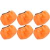 HOLIDYOYO 6 Pezzi Copricasco da Calcio Arancia in Poliestere 190t | Assorbimento Urti, Riduce Abrasione Guscio, Traspirante, Antiscivolo, per Adulti, Allenamento e Scrimmage