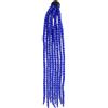 Operitacx Parrucca per Casco Treccia Intrecciata Blu, Decorazione per Casco Ventosa, Fibra Chimica ad Alta Temperatura, Abs e Pu, Riutilizzabile, e Ragazzi