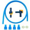 QOXEZY Set di 4 ugelli per valvola di idratazione con connettori per tubo | Dispone di un design a valvola a prova di perdite per fornire un flusso d'acqua affidabile e senza disordine durante le