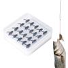 Generisch Esche a mosca, mosca da pesca artificiale, assortimento di mosche Swimbait | Attrezzatura per esche da pesca artificiali, simulazioni flessibili per trota, salmone, multiuso, per interni ed esterni