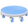 KiBcsLic Slider Addominali Ergonomico, Disco Scorrevole A Con Tappetino Rotondo In | Rotazione a 360 Gradi, Slider Addominali con Tappetino, Stabile, Disco con Ruote, per Palestra