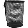 POPETPOP Borsa per Palline da Golf in Rete, Nylon Nero | Organizza Venticinque Sfere, Rete Traspirante Resistente, Profilo Elegante, per Sacca e Accessori Golf