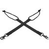 Operitacx 2 Pezzi Guinzaglio per Scarponi da Snowboard Nero, Set da 19,5 CM | Nylon, Connessione Sicura e Vestibilità Regolabile, per Attività sulla Neve e Uso in Resort