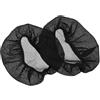 VANZACK 2 Pezzi Coprisella per Bicicletta Nero, Traspirante Antiscivolo | Poliestere, Lavabile in Lavatrice, Rete Traspirante, Dimensioni 22x18x0,2 CM