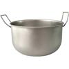 Generic Rivestimento di titanio dell'acciaio inossidabile del vaso 304 | Pentola da campeggio potenziata in titanio in acciaio inossidabile 304 con doppia maniglia pentola leggera da campeggio set