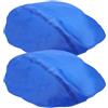 TOYANDONA 2 Pezzi Copri Casco Riflettente per Ciclismo, Resistentela | Tessuto Oxford Blu, Alta Visibilità per Sicurezza, per Casco da Bicicletta, Accessorio Leggero