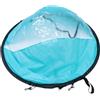 JECOMPRIS Tenda Pieghevole per Kayak e Canoa, Accessorio Kayak in Nailon, PVC e Metallo, Blu, Protezione UV e Finestra Trasparente per Navigazione Sottovento
