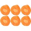 CORHAD 6 Pezzi Copertura per Casco da Football Arancione | Poliestere 190t, Vestibilità Flessibile Antiscivolo, per Scrimmage e Tackle Football