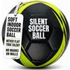 VbStar Pallone da calcio in schiuma silenziosa per gioco indoor, morbido e silenzioso, delicato sui piedi, sicuro per l'allenamento a casa, rimbalzo realistico per dribbling e controllo