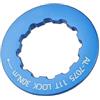 WAKMBOZS Ghiera di Bloccaggio per Cassetta Pignoni per Bici da Corsa, 8 velocità, 9, 10, 11, Coprivolano,Parti MTB 11T pignone per Bicicletta Falsamaglia Catena Bici(Lockring Blue)
