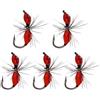 HANELREEZD ami pesca Esca artificiale for gancio da pesca a mosca da 10 pezzi | For bass trout finte esche da nuoto for accessori for la pesca in acqua salata d'acqua dolce