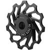 WAKMBOZS Puleggia per Deragliatore Posteriore MTB CNC, 11T 13T, Cuscinetto in Ceramica, Leggera, per Bici da Corsa pignone per Bicicletta Falsamaglia Catena Bici(11T Black)
