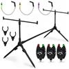 Fish-Xpro Basic Rod Pod - Per 3 Canne - Con Avvisatori e Hanger