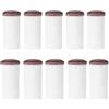 Asyduey 10 PCS Slip-On Punte per Stecca da Biliardo Nylon Snooker Cue Puntale Accessori da Biliardo 12mm