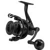 NOMURA Mulinello da Pesca Hiro Alu Metal Framed 5000 con Frizione Anteriore Precisa e Potente da Spinning Bolognese Feeder Fondo Mare Trota Lago Leggero e Affidabile