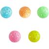 aqxreight Confezione da 5 Palline di Pickleball per Interni Ed Esterni, 74 Mm, Palline Luminose per sottaceti. Il Bagliore è Bilanciato e Preciso per i Fori in Plastica PE. 40 di Pickleball di Alta