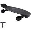 WHOME Skateboard Cruiser da 68 cm, completo per adulti/bambini/ragazzi/principianti/professionisti, pedana in plastica retrò, cuscinetti ABEC-9 con strumento a T