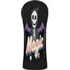 BCFHRGT Magic Purple Wing Skull - Set di coperture impermeabili per mazze da golf, per boschi e driver Fairway Hybrid