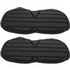 YARNOW 2 Pezzi Cuscino per Kayak da Esterno Schienale, Spugna Nera | Supporto Ergonomico, Traspirante e Resistente All'usura, Installazione Facile, per Kayak e Navigazione All'aperto