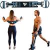 SmartWorkout - SMARTPRESS - Espansore di Pettorali e Posteriore con Bande di Resistenza Regolabile fino a 80 Chilos - 6 Elastici per Bodybuilding Corti con Armatura in Schiuma e Maniglie Progrip