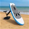 Generic Tavola gonfiabile aliscafo per kitesurf e SUP surf, design versatile da 110 l, attrezzatura leggera e portatile per sport acquatici, facile installazione per tutti i livelli di abilità