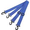minkissy 2 Pezzi Cinghia Multiuso Regolabile per Scarponi da Sci, Blu | Nastro in Nylon Resistente, Leggero e Portatile, per Adulti, da Mettere in Tasca o Borsa, Uso Doppio