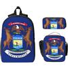 CNTDBU Michigan State Flag Zaino Set-3-in-1 Borsa da viaggio Borsa per il pranzo Borsa di stoccaggio Pouch