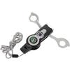 TOYANDONA Fischietto di Sopravvivenza 7 in 1 Bussola e Luce LED | Termometro, Lente D'ingrandimento e Riflettore, ABS Scomparto Sigillato, per Emergenza e Outdoor
