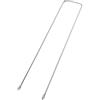 Caswynlife Supporto per cestino della bicicletta | Staffa di montaggio anteriore in acciaio per bi-kes da 202-15 cm, supporto R-ack durevole argento per shopping e pendolarismo
