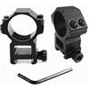 ProWildGear 1 or 30mm Dovetail Scope Mount Rings High Low Profile for 11mm or 20mm Dovetail Picatinny 1 Pair (black-30mm-height Width)