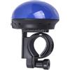 HOMSFOU Campanello Bici Elettronico a Forma di Fungo Blu per Manubrio | Allarme Sonoro Forte, Diametro 22, 2-31, 8mm, Componenti Elettrici e Plastica, Batteria 1, 5v Inclusa