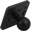 TOYANDONA Base con Giunto a Sfera per Kayak con Bullone a T, Nero | Struttura per Guide Kayak, Montaggio senza Fori e Bloccaggio Sicuro, Uso su Fiume e Specchio D'acqua