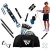 SmartWorkout - Pacchetto Ultimate | Incluso un kit di elastici per bodybuilding Elite + Smartpress + Accessori aggiuntivi - Set completo di fitness per l'allenamento a casa