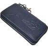 ZWWAAZHF Gancio Carry Bag Metal Jigs Spinner Paillettes Baits, blu navy | Spinner Spoon Baits Storage, Borsa in pelle, Trota Fly Fishook Fish Hook, Custodia rigida per esche, borsa per attrezzi da