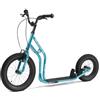 Yedoo Wzoom - Monopattino per bambini dai 6 anni in su, altezza del corpo da 120 cm, con pneumatici 16/12, per ragazze e ragazzi, regolabile in altezza con cavalletto, blu