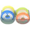 Operitacx Organizer per Filo da Pesca a 4 Strati, Verde, Leggero Colore Casuale | Silicone e Pc, Rotondo, per Acqua Salata e Dolce, Accessorio per Principianti ed Esperti Colore Casuale