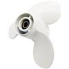 WUYUEY Elica Marina Propulsione per Yamaha 2 Tempi 9,9 CV 15 CV | 63V-45945-10-El 9 1/4X9-J Elica In Alluminio Barche Accessori