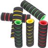 JECOMPRIS 9 Paia Manopole Antiscivolo per Bicicletta in Spugna | Coperture Pratiche per Manubrio, Superficie di Contatto Ampliata, Set, Accessori Bici Elettrica