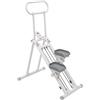 Velosh Stepper per scale, 136 kg, verticale, silenzioso, 20 dB, pieghevole, bianco | Altezza regolabile da 46 a 50 pollici, display LCD, stabile fino a 136 kg, allenamento per tutto il corpo, salvaspazio