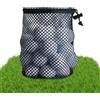 Generisch Borsa a rete da golf, borsa a rete per palline da golf con retrattile | Chiusura a cordoncino: resistente con coulisse, rete multiuso per viaggi e palline da golf, tasche in rete per accessori da