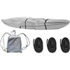 Generisch Copertura per kayak, impermeabile, Oxford 420D, resistente, resistente ai | Custodia SUP per uso interno ed esterno, trasporto su rimorchio, campeggio, dock, ormeggio, in Hi