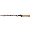 Risveglio Canna da pesca telescopica portatile 5ft UL Power Carbon Fiber | Spin Casting Pole con 6 guide, retrattile fino a 35,6 cm, per pesca su ghiaccio, pesca alla trota, spigola, pesce persico
