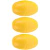 Operitacx 7 Pezzi Boa Galleggiante per Kayak, 2,6 Pollici in PVC | Indicatore per D'ancora, Forma Ellittica, Colore Giallo, per Accessori di Ormeggio Nautico