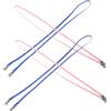 UKCOCO 4 Pezzi Cordino per Guanti da Sci, Regolabile e Anti-smarrimento | Muffole e Cappelli, Nylon Leggero Clip Antiscivolo, Facile da Portare al Collo in Inverno
