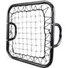 PETSOLA Rebounder Elaico Attrezzatura Portatile, Compatto, Rete da rimbalzatore con Telaio, per Giardino,