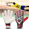 Vistreck da Portiere di Calcio in Lattice, Nylon e PU con Protezione per le | Tessuto traspirante, vestibilità regolabile sul polso, ideale per da portiere per giovani e adulti.