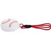 WRITWAA Mini Portamonete Sportivo in Silicone a Forma di Baseball Bianco | Compatto e Protettivo, Facile da Pulire, per Monete e Cavo Usb, Design per Atleti