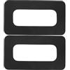 Operitacx 2 Pezzi Toppa per Pinna da Surf 9 Pollici in PVC per Tavola | Adatta a Paddleboard e Surfboard, Installazione Facile, Nero, Precisione di Montaggio, Accessorio Sup